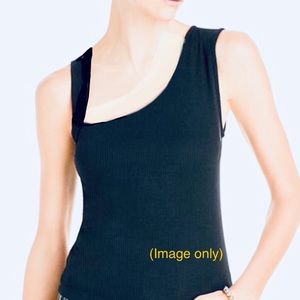 NWOT Free People Sexy One Shoulder Asymmetry Tank